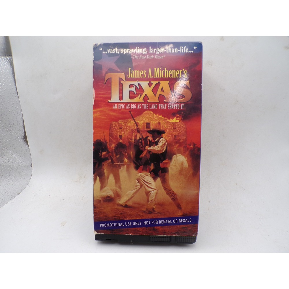 James A. Michener's Texas VHS 1994 Western Drama Promotional Screener Stacy Keac